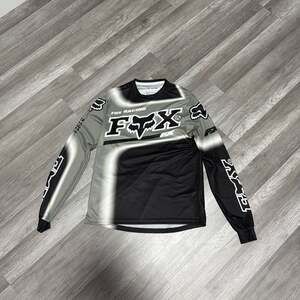 Fox Racing Powerband Grey & Black Long Sleeve Jersey